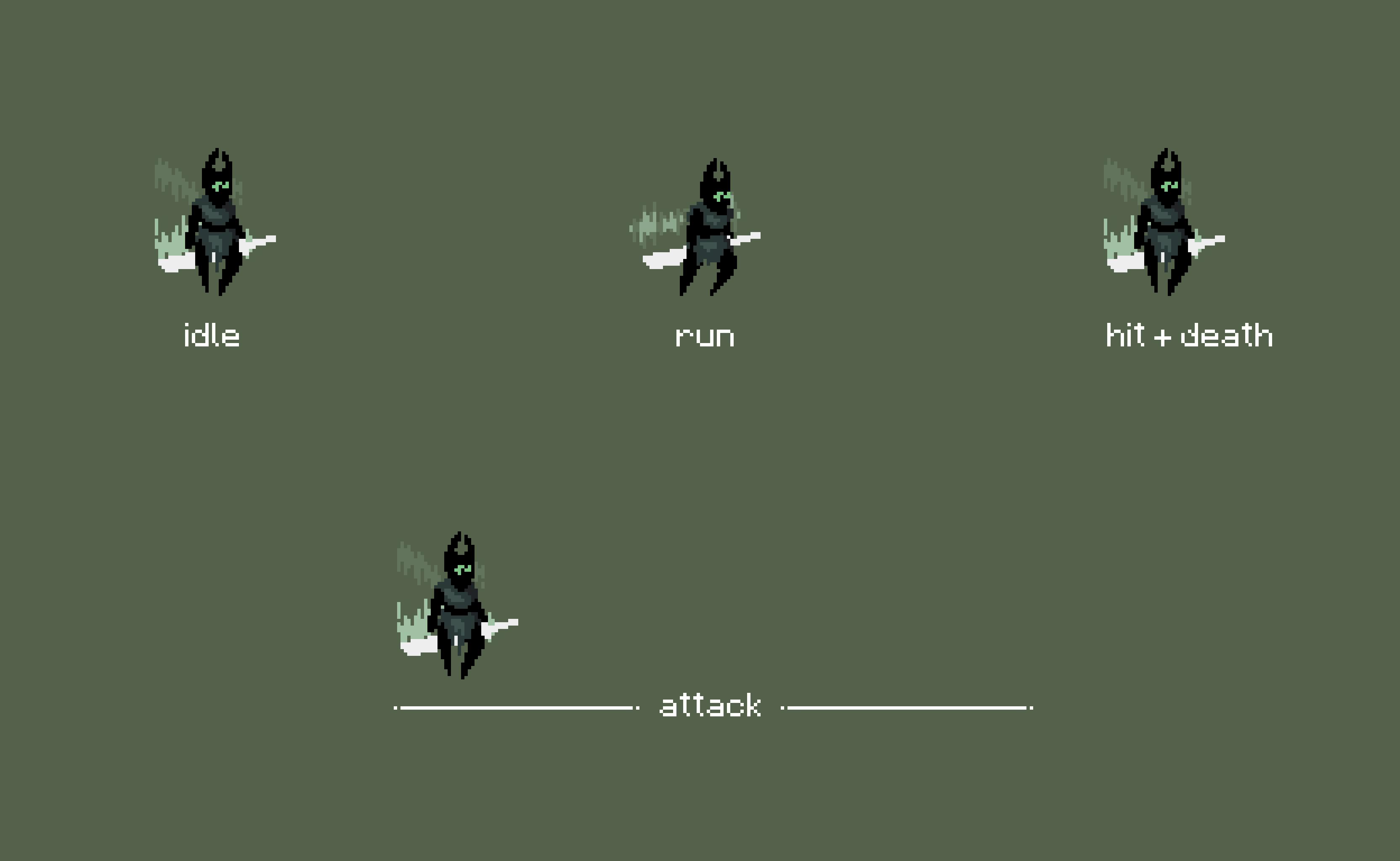 Hallokin — pixel-art character