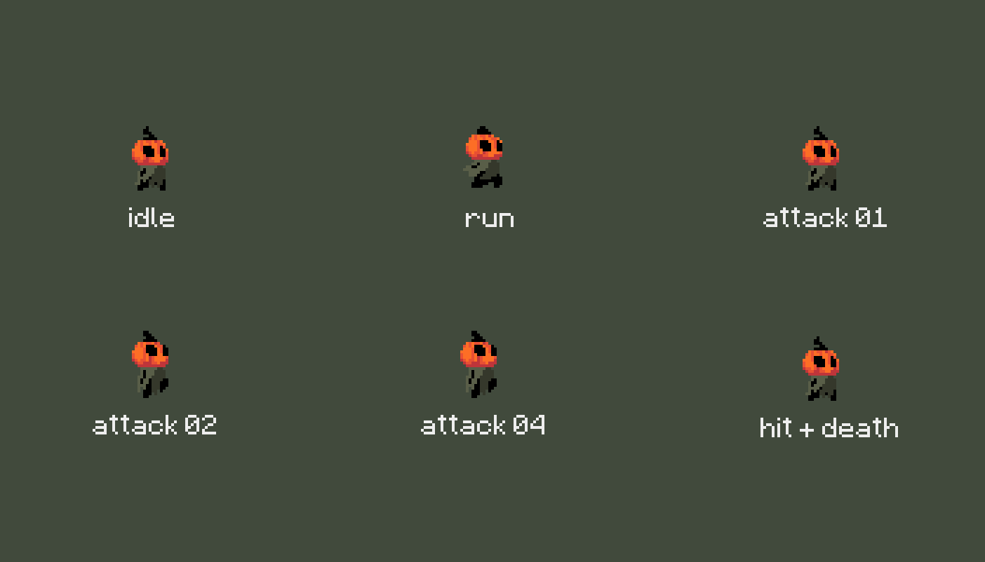 Hallokin — animation set