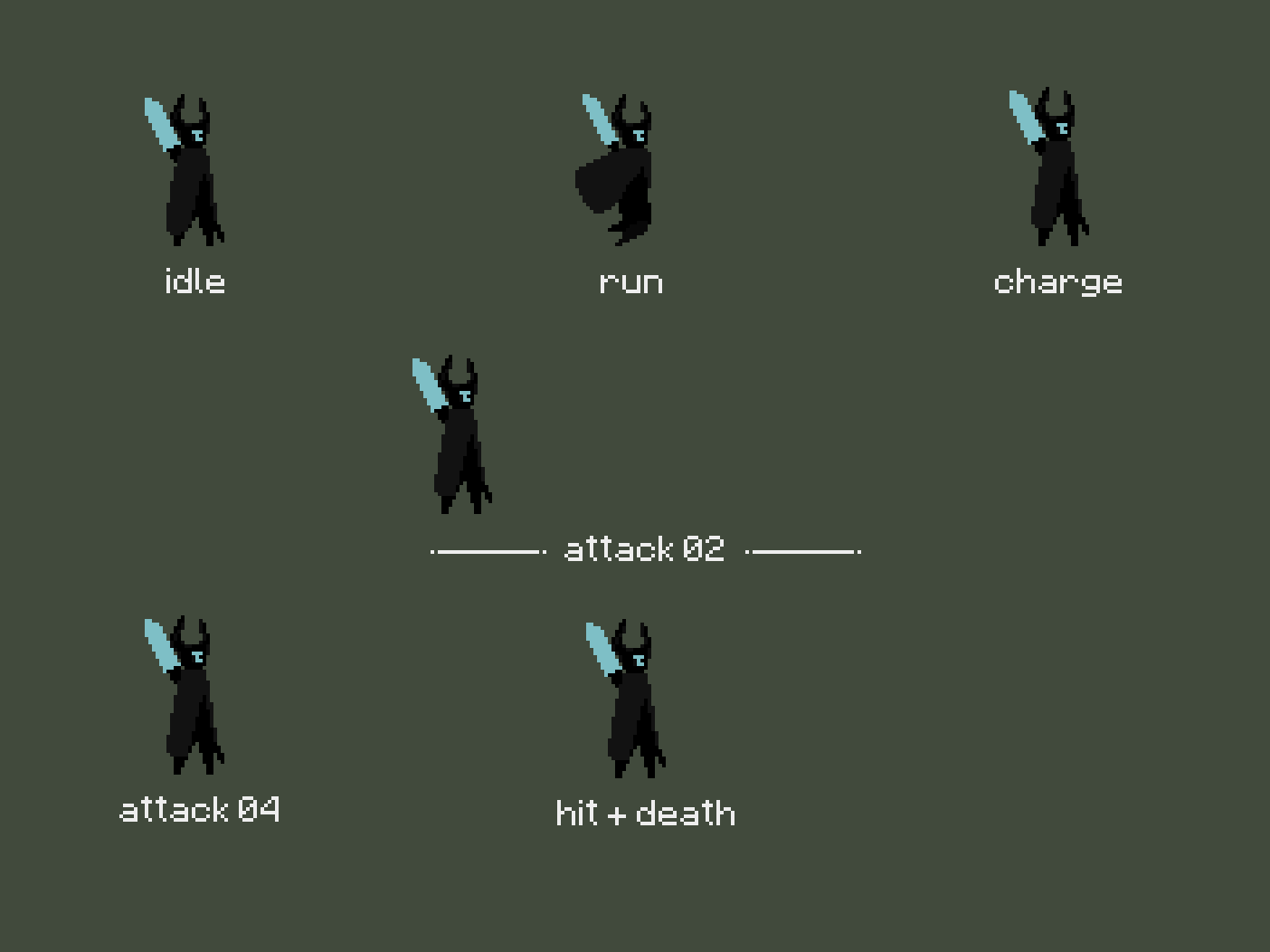 Noctislicer — pixel-art enemy